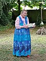 Reading from the Like Water, Like Fire at the Kupala celebration in London, 2009
