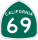 State Route 69 marker