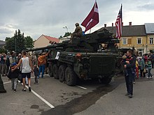 ICV Stryker fronm 2nd Cavalry Reg. in Latvia.2016