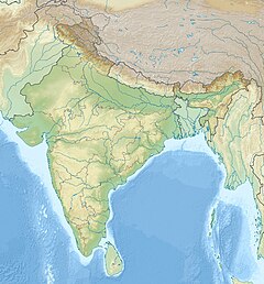 チャンディーガルの位置（インド内）