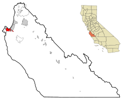 Location of Monterey, California