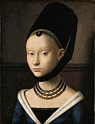 Portrait of a Young Girl , Petrus Christus, between 1465–70