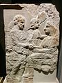 Funerary stele, with an epigram on the top, mid 4th century B.C., Vergina