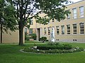 Mary garden at St. Michael's College School in Toronto, Ontario, Canada