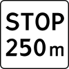 7.1.2 Distance for stop ahead