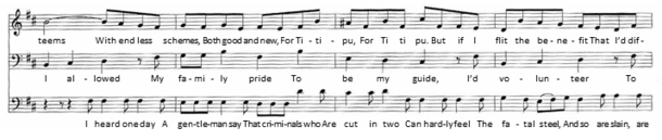 Excerpt of music – part of "I Am So Proud"
