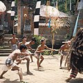 Barong dance performance with kris dancers and Rangda.