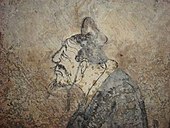 Western Han tomb fresco depicting the philosopher Confucius; 202 BCE – 9 CE; from Dongping County, Shandong