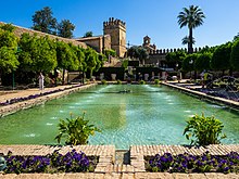 Grădina din Alcázar de los Reyes Cristianos