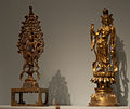 唐朝鍍金青銅觀音菩薩像，現藏於舊金山亞洲藝術博物館