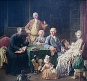 Portrait of the Leroy Family (1766)