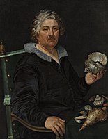 Portrait of the Shell Collector Jan Govertsen van der Aer, 1603, Museum Boijmans Van Beuningen