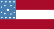 George P. Gilliss flag, also known as the Biderman Flag, the only Confederate flag captured in California (Sacramento)