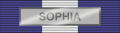 Baretka medalu CSDP za misję SOPHIA (wersja sztabowa – planowanie i wsparcie)