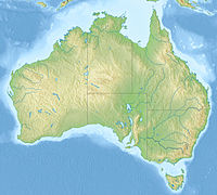 Lagekarte von Australien
