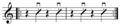 Image 11Drum notation for a backbeat (from Hard rock)