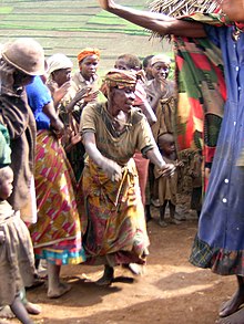Dancing Batwa in Uganda.