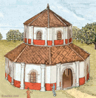 Реконструкція римо-кельтського храму на Паганс Хілл, Сомерсет