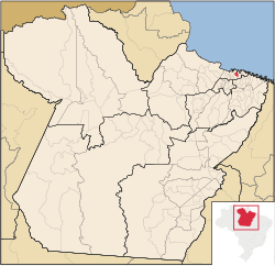 Localização de Magalhães Barata no Pará