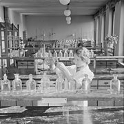A laboratory of the Chemistry Department of the University of Helsinki on September 23, 1960