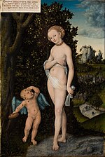 Venus and Cupid, the Honey Thief, by Lucas Cranach the Elder, 1530