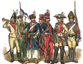 Uniformy polských vojáků z let 1697–1795 (sklonek I. Republiky)