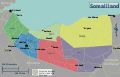 Somaliland Travel map SVG.