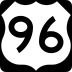 U.S. Highway 96 marker
