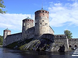 Olavinlinna castle dates from 1475.