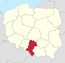 Voivodato della Slesia – Localizzazione