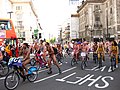 Image 15People taking part in the World Naked Bike Ride in London, 2012 (from Nudity)