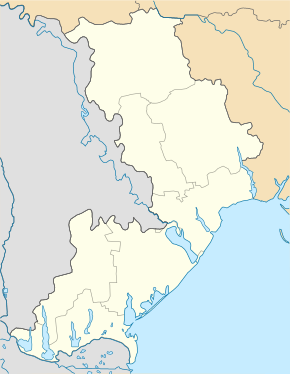 Гіржове. Карта розташування: Одеська область