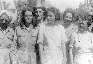 U.S. Army Nurses in Santo Tomas Internment Camp, 1943