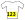 A white jersey with a yellow number bib.