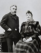 Mallarmé avec Méry Laurent, en 1896.