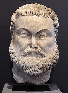 Bust of a bearded Emperor Maximian