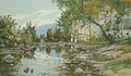 Afternoon Impression Along a Russian Stream. by Rafail Sergeevich Levitsky.(1908) The Di Rocco Wieler Private Collection, Toronto, Canada