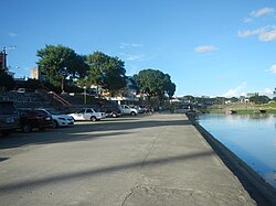 Western bank of Marikina River at Barangka