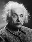 Albert Einstein, considerado a imagem da inteligência e do pacifismo.