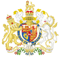Armoiries de 1801 à 1820 en tant que prince de Galles et prince régent.