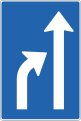 Reduction of available lanes (option 1)