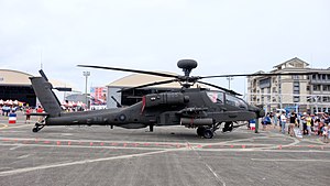 A 10005 (805) oldalszámú tajvani AH–64E Apache Guardian