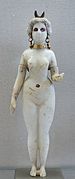 Babylonian statuette of a goddess (Astarte or Ishtar)