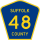 County Route 48 marker