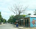 Main road in Pedernales, Dominican Republic.