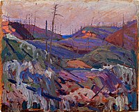 Fire-Swept Hills, Summer or fall 1915. Sketch. Thomson Collection, Art Gallery of Ontario, Toronto