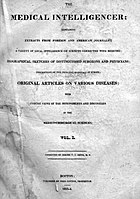 1823 Boston Medical Intelligencer