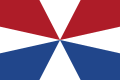 Неофициальный гражданский гюйс, Нидерланды (одинарный Принсенгёз нидерл. Enkele Prinsengeus)