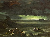 The Deluge by Théodore Géricault. 1818. Louvre, Paris
