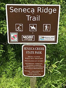 sign for trail and state park
